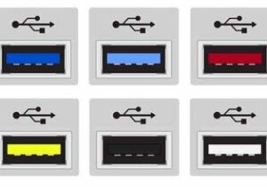 چرا رنگ برخی از پورت‌های USB قرمز است؟